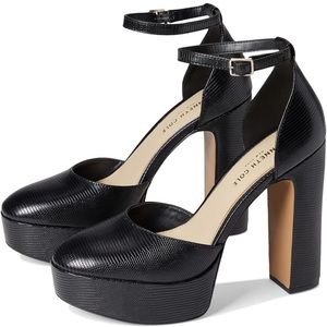 Kenneth Cole New York Black Platform Heels
